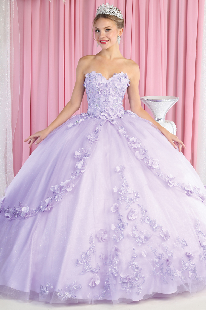 Sweetheart Apron Skirt Quinceanera Gown